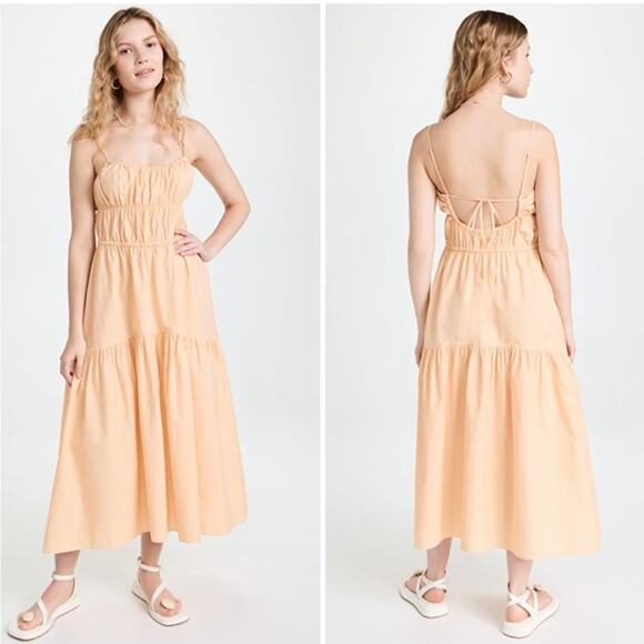 Vince NWOT Cotton Tie Back Cami Dress XL - Picture 1 of 10